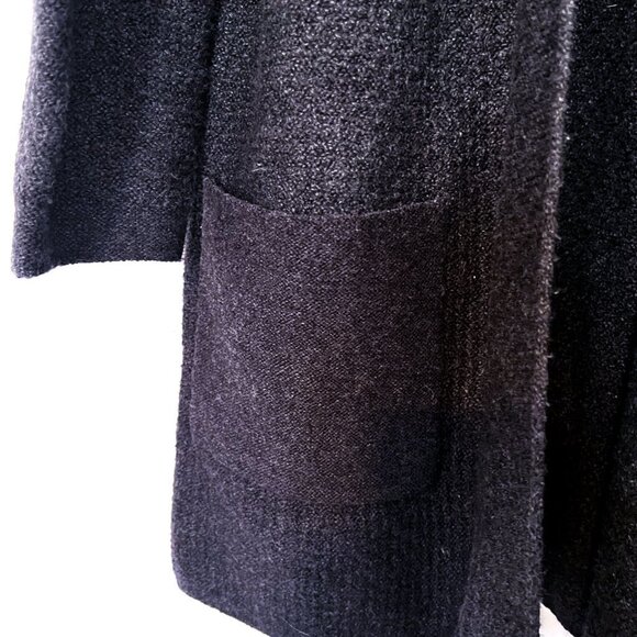 J. Jill Open Front Longer Cardigan Sweater Gray Extra Small - Picture 5 of 12